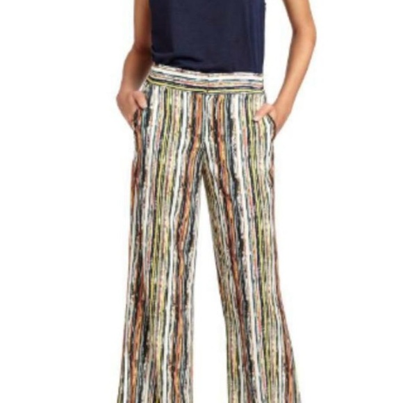 Sam Edelman STRIPED PALAZZO PANTS - Picture 3 of 8